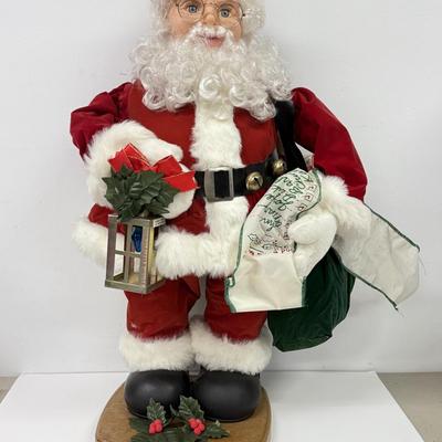 LOT 130: Animated Santa Figure