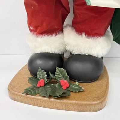 LOT 130: Animated Santa Figure