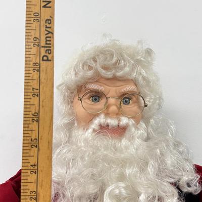 LOT 130: Animated Santa Figure