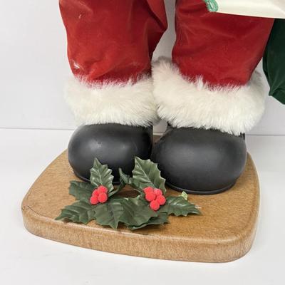 LOT 130: Animated Santa Figure