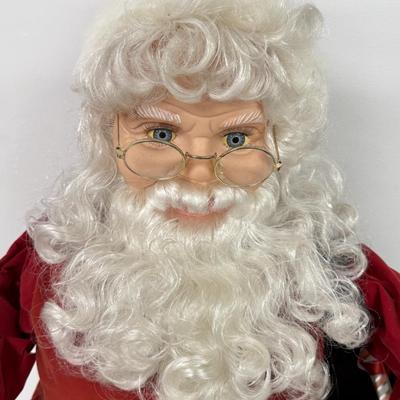 LOT 130: Animated Santa Figure