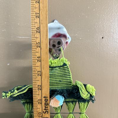 LOT 132: Snowman Christmas Calendar, Santa Tablecloths (NIP) & Hand Made Tree Wall Hanging