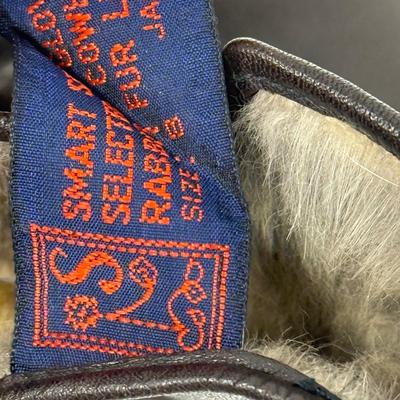 LOT 134: Size 8 Fur Lined Gloves, Leopard Chemise & Beaded Shawl