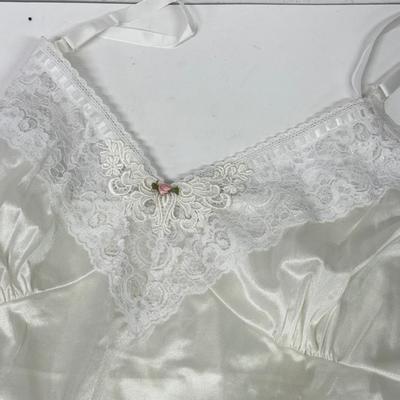 LOT 135: Vintage Lace & Silk Night Gowns & Lingerie- look new