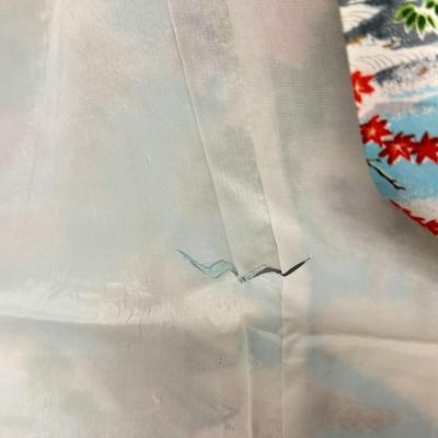 LOT 136: Blue Silk Japanese Kimonos