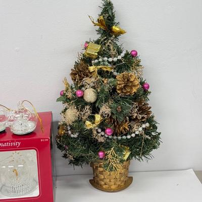 LOT 137: Christmas Decor Collection: Angel, Nativity & More