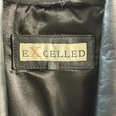 LOT 139: Two Vintage Belted Leather Jackets: Phillip Max & Excelled