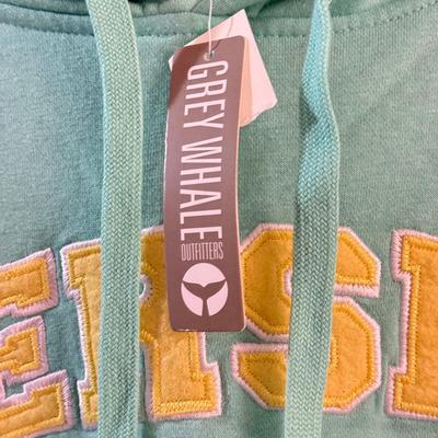 LOT 141: Grey Whale Jersey Shore Hoodie & XXL Fuzzy unicorn Hoodie