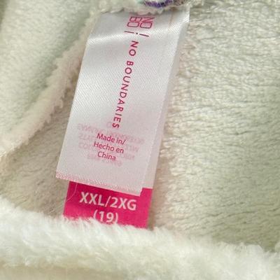 LOT 141: Grey Whale Jersey Shore Hoodie & XXL Fuzzy unicorn Hoodie