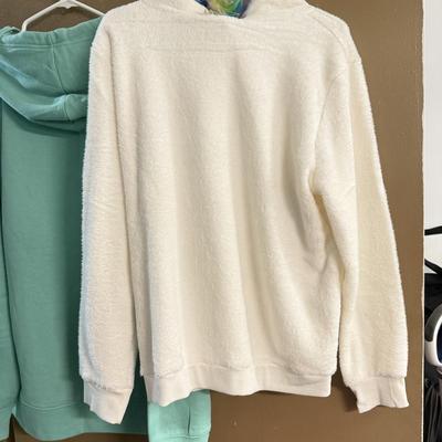 LOT 141: Grey Whale Jersey Shore Hoodie & XXL Fuzzy unicorn Hoodie