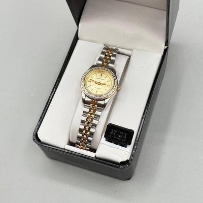 LOT 154: Pierre Cardin Diamond Watch in Case