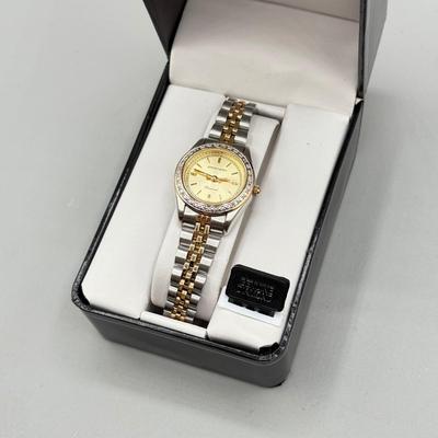LOT 154: Pierre Cardin Diamond Watch in Case
