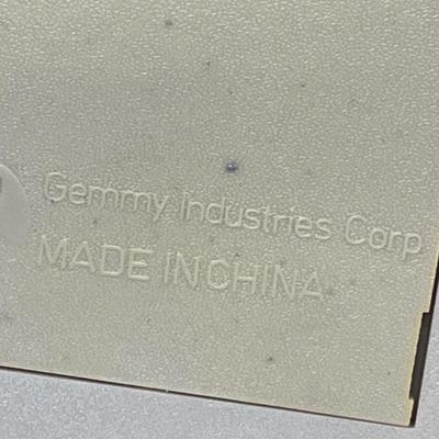 LOT 163: Vintage Gemmy Animated Snowboarding Santa Figure