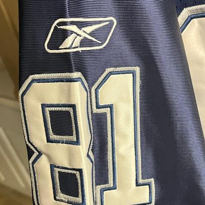 LOT 164: Reebok NFL Equipment Terrell Owens Size 54 Football Jersey - Buffalo Bills 50th Anniversary