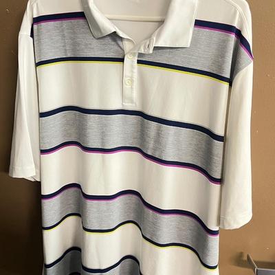 LOT 165: Three XL Golf Polo Shirts - Nike, Izod, FootJoy