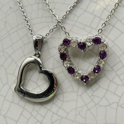 LOT 168: Necklaces: Cameo, Heart Pendants & More