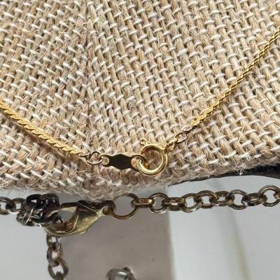 LOT 169: Pendant Necklaces, Amber Color Bracelet, Owl Necklace w Matching Earrings & More