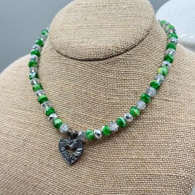 LOT 170: Beaded Necklaces w/ Charm Pendants