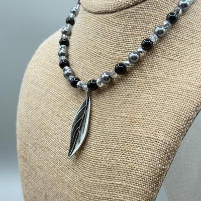 LOT 170: Beaded Necklaces w/ Charm Pendants