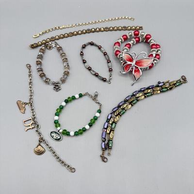 LOT 171: Beaded & More Bracelet Collection