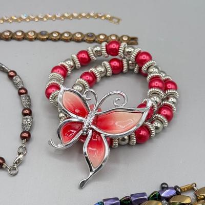 LOT 171: Beaded & More Bracelet Collection