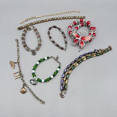 LOT 171: Beaded & More Bracelet Collection