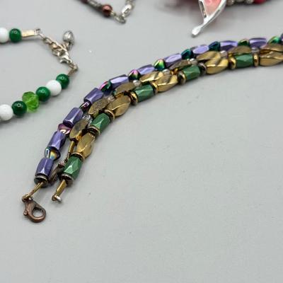 LOT 171: Beaded & More Bracelet Collection