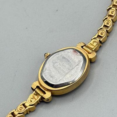 LOT 173: Ladies Goldtone Quartz Watches: Elgin, Milan & More