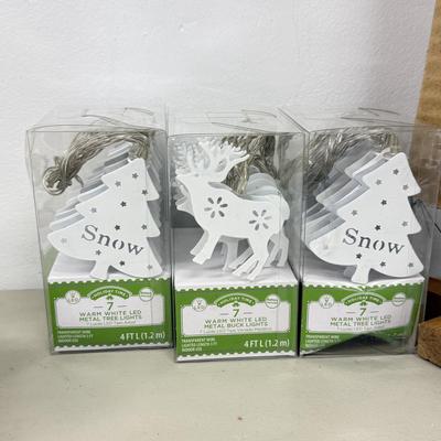 LOT 177: Vintage Lace Wedding Outfit, Crocheted Angels & Santa’s & More