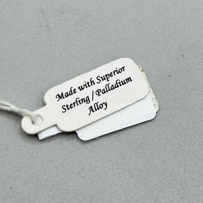 LOT 183: New-QVC- 925 Sterling Silver Gems en Vogue II Collection Necklace on 19” Chain (10.6g)