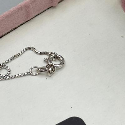 LOT 184: 925 Sterling Silver Lauren Taylor Shamrock Necklace w/ 18” Chain (5.5g)