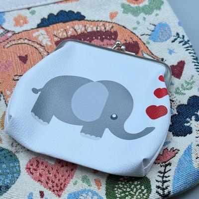 LOT 191: Elephant Themed Bag, Pouches & Jewelry