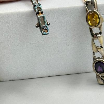 LOT 198: Pair of Sterling 7.5” Bracelets (29.5g)