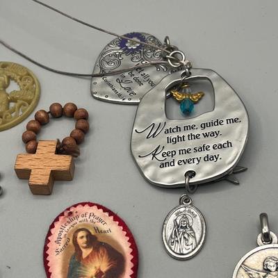 LOT 201: Religious Jewelry Collection - Rosaries and More