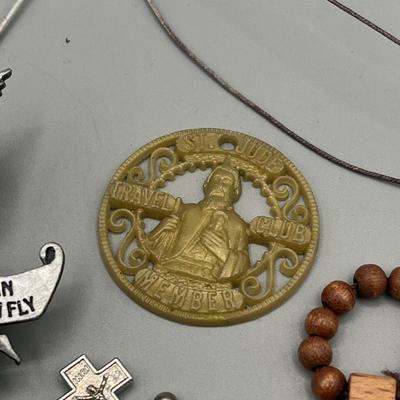 LOT 201: Religious Jewelry Collection - Rosaries and More