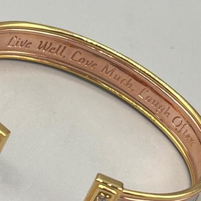 LOT 202: Swarovski Crystal Earrings and Bradford Exchange Copper Bracelet - in Original Boxes