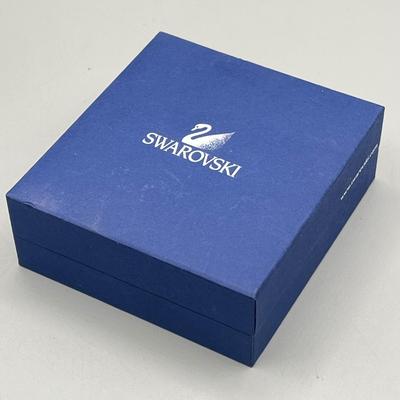 LOT 202: Swarovski Crystal Earrings and Bradford Exchange Copper Bracelet - in Original Boxes