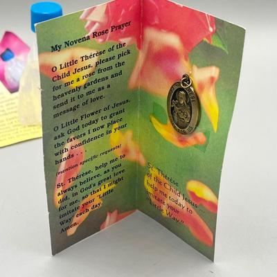 LOT 204: Religious Collection - Holy Water, Rosaries and More