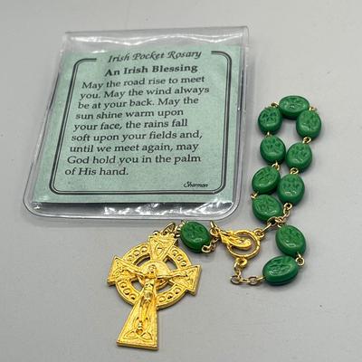 LOT 204: Religious Collection - Holy Water, Rosaries and More