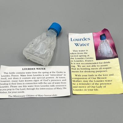 LOT 204: Religious Collection - Holy Water, Rosaries and More