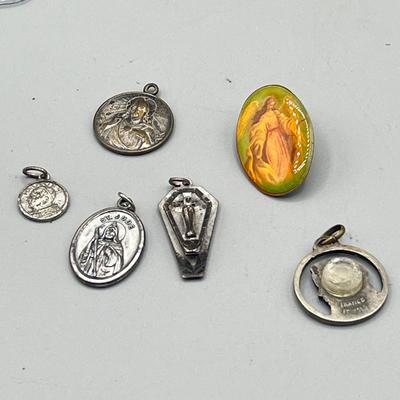 LOT 204: Religious Collection - Holy Water, Rosaries and More