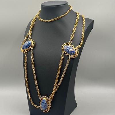 LOT 205: Goldtone Jewelry Collection - Bracelets and Necklaces