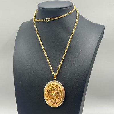 LOT 205: Goldtone Jewelry Collection - Bracelets and Necklaces