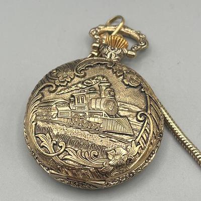 LOT 206: Watch Collection - Pocket Watch, Stopwatch, Commemorative Chevron
