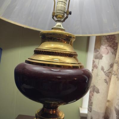 Maroon Lamp