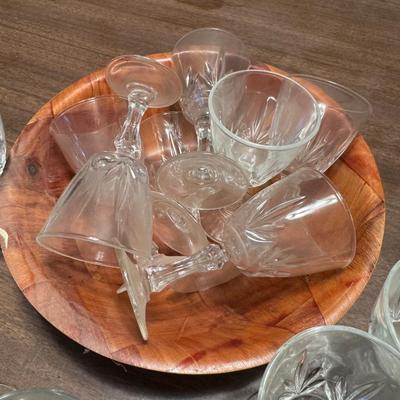 Vintage Cordial and Shot Glasses