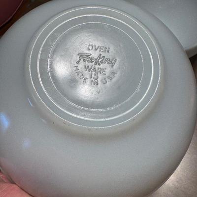 Vintage Fire King & McCoy Mixing Bowls 381