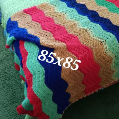 LOT 4: Set of (3) Vintage Crocheted Blankets