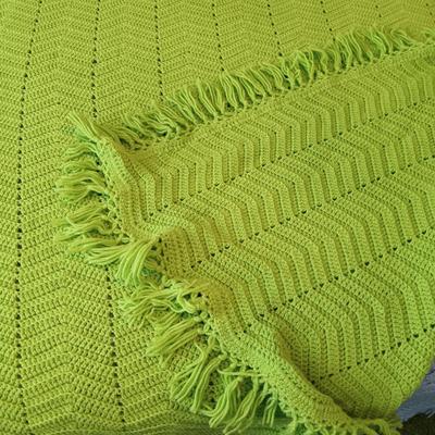 LOT 4: Set of (3) Vintage Crocheted Blankets