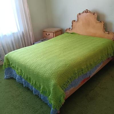 LOT 4: Set of (3) Vintage Crocheted Blankets